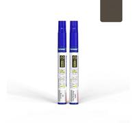 Autolack Stift Schwarz Matt Kratzer Reparatur Schnell Trocknend(brown + varnish)