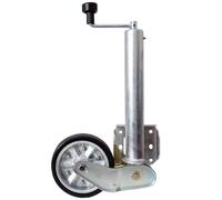 Automatik-Stützrad für Anhänger | 500 kg Tragkraft | Vollgummi-Rad | Schwerlast