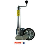 Automatik Stützrad Knott Schwerlast 500kg PKW Anhänger Spornrad 200x50mm Trailer