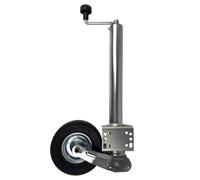 Automatikstützrad 60 mm Rohr Hub 350 mm bis 500 kg Stützrad Automatik Anhänger