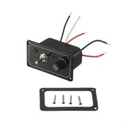 Automatische Bilgepumpen-Schalttafel für Boote und Wohnmobile, 3 Positionen, DC 12 V, mit Sicherungshalter