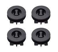 Automatten Befestigung Halter, Asudaro 4St Matten Öse Befestigungsclip Befestigung Halter Clips Fußmatten Befestigung Kunststoff Rutschfeste Schnalle Verschluss Clip Geeignet für Teppichfuß,Schwarz