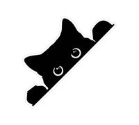 Automobil Aufkleber - Lugende Katze Kfz Abziehbilder - Fensteraufkleber für Fahrzeuge - LKW Motorräder Wohnmobile Helme Laptops Limousinen optischen Reiz, ob Ihr Fahrzeug steht oder in verschiedenen