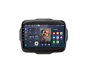 Autonavigation Car Radio Multimedia Player für Jeep Renegade 2016-2020 mit Bluetooth Fm Radio, Mirror Link, USB, Aux, WiFi mit Mirror Link Am, 8 Kern 8G+256G