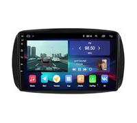 Autonavigation Car Radio Multimedia Player für Mercedes Benz Smart Fortwo 453 2014-2020 mit Bluetooth Fm Radio, Mirror Link, USB, Aux, Unterstützt Tpms Lenkradsteuerung, 8 Kern 4G+64G