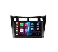 Autonavigation Car Radio Multimedia Player für Toyota Yaris 2007-2011 mit Bluetooth Fm Radio, USB, Aux, Bluetooth Unterstützt Tpms Lenkradsteuerung, 8 Kern 8G+256G
