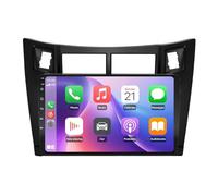 Autonavigation Car Radio Multimedia Player für Toyota Yaris 2008-2011 mit Bluetooth Fm Radio, Mirror Link, USB, Aux, WiFi mit Bluetooth Mirror Link Am, 4 Kern 2G+32G