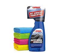 Autopflege Set: SONAX Xtreme Auto Innen Reiniger Auto Innrenaumreiniger Innenpflege 500ml + Shiny Freaks Allzweck Mikrofasertücher | 5-teilig