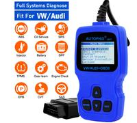 Ancel VD500 Car Codeleser ABS SRS Öl EPB KFZ Diagnosegerät OBD2 Scanner für VAG