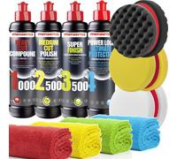 Autopolitur Heavy Cut Compound 1000 250ml Menzerna + 2500 + 3500 + Power Lock