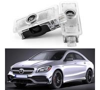 AutoQi Für Mercedes CLA C117 X117 CLS C218 X218 Coupe C205 C207 Cabrio A205 A207 LED AMG Projektor Einstiegsbeleuchtung Laser Logo Türlicht, 2 STK