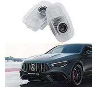AutoQi Für Mercedes CLA C118 X118 CLS C257 E-Klasse Coupe C238 Cabrio A238 LED AMG Projektor Einstiegsbeleuchtung Tür Logo Laser Türlicht, 2 Stk