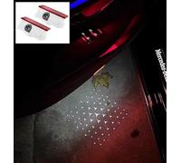AutoQi Für Mercedes W176 W177 W205 S205 W212 W213 W242 W246 W247 W166 LED Projektor Einstiegsbeleuchtung Tür Logo Laser Türlicht, 2 Stk (Alle Sterne)
