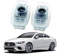 AutoQi Willkommenslicht Für Mercedes CLA C118 X118 CLS C257 E-Klasse C238 A238 LED AMG Projektor Einstiegsbeleuchtung Logo Laser Türlicht, 2 Stk