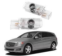 AutoQi Willkommenslicht für Mercedes R-Klasse W251 ML W164 GL X164 LED Projektor Einstiegsbeleuchtung Logo Laser Türlicht (MB Stern + A/M/G)