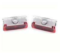 AutoQi Willkommenslicht für Mercedes W168 W169 W245 GLK X204 LED Projektor Einstiegsbeleuchtung Logo Laser Türlicht (MB Stern + Schriftzug)