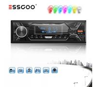 Autoradio 1 Din SD RADIO Bluetooth USB FM Aux-In Auto MP3-Player Fernbedienung