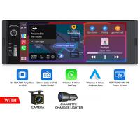 Autoradio 1DIN CarPlay Android Auto 6,36" IPS Screen Bluetooth RDS inkl Kamera