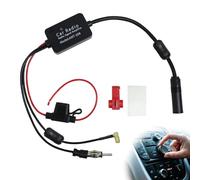 Autoradio Antennenverstärker 12V DAB Splitter Antennenverstärker Auto Antennen für DAB/FM/AM Radio Universal Nachrüsten Stecker Signal Adapter für Audio Stereo Digital Autoradio Autos Boote LKWs