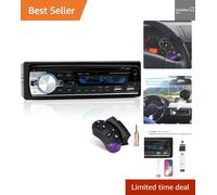 Autoradio Bluetooth 1 DIN MP3 USB FM Freisprech Lenkrad Fernbedienung