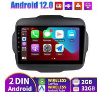 Autoradio Carplay 9''Für Jeep Renegade 2016-2020 Android 13 GPS WIFI RDS USB 32G