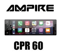 AMPIRE Smartphone 1DIN Radio, 6.38'' Display, DAB+, AHD Kameraeingänge