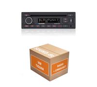 Autoradio Einbaupaket Blaupunkt Milano 200 BT passend für VW Tiguan 1 mit Rückfa
