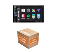 Autoradio Einbaupaket für Alpine INE-W611D kompatibel mit Mitsubishi Outlander CWO + Rückfahrkamera | Navigationssystem CD-/DVD-Laufwerk