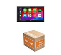 Autoradio Einbaupaket für JVC KW-M695DBW für Audi A4 B5 + Symphony + Lenkradfernbedienung | CarPlay Wireless Android Auto Wireless