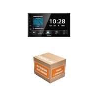 Autoradio Einbaupaket für Kenwood DMX5020BTS kompatibel mit Mitsubishi Outlander CWO + Rückfahrkamera | Apple CarPlay Android Auto