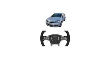 Autoradio Einbaupaket für Pioneer MVH-S320BT kompatibel mit Opel Astra H mit Lenkradfernbedienung Matt Chrom/Silber | Bluetooth USB