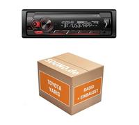 Autoradio Einbaupaket für Pioneer MVH-S320BT kompatibel mit Toyota Yaris P11 | Bluetooth USB