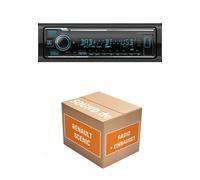 Autoradio Einbaupaket Kenwood KMM BT508DAB passend für Renault Scenic Typ JA Dun