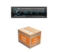 Autoradio Einbaupaket Kenwood KMM BT508DAB passend für Toyota Celica T18 | Bluet