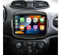 Autoradio für Jeep Renegade 2015-2020 mit CarPlay Android Auto Navigationsgeräte für Auto Bildschirm Rückfahrkamera doppel din Radio 2Din Android 14 Display 9 Zoll 4+64G