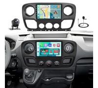 Autoradio für Renault Master 3/Opel Movano 2/Nissan NV400 2010-2021 | 10" IPS Bildschirm 4+64G Android 15 Autoradio mit Wireless CarPlay Android Auto FM RDS EQ BT Navi GPS WiFi USB MIC