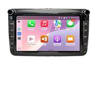 Autoradio für VW Golf 6 Golf 5 Skoda Polo Touran Passat Tiguan Seat Caddy Rcd330, 8-Zoll Display mit Wireless Carplay & Android Auto Bluetooth DSP FM USB RDS SWC Mirror Link für iOS/Android+Canbus