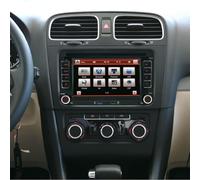 Autoradio für VW Golf Plus/5/6, Passat, Polo T5, MK5,Jetta,Unterstützung drahtlos/verkabelt Carplay und Android Auto, Radio Unterstützung AM/FM/RDS/USB, BT,7 Zoll HD Touchscreen Autoradio