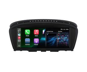 Autoradio für Wireless Carplay/Android Auto Touchscreen Radioempfänger für BMW 3/5 E60/E63/E64/E90/E91/E92/E93 2004-2008 CCC Linux Screen iDrive System Nachrüstung Multimedia Player