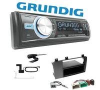 Autoradio Grundig für Volvo V70 2004-2007 schwarz Bluetooth DAB+ USB AUX
