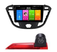 Autoradio - Kabelloses CarPlay und Android Auto mit Rückfahrkamera for Ford Transit Tourneo Custom 2012-2021, 9-Zoll-HD-Touchscreen, GPS-Navigation, Mirror Link, Bluetooth-Musik, USB, FM, SWC