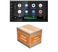 Autoradio Kenwood DMX6523DAB für Nissan Qashqai J10 CarPlay Wireless Android Aut