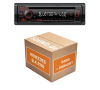 Autoradio Kenwood KDC-BT460U für Mercedes SLK R170 Bluetooth USB