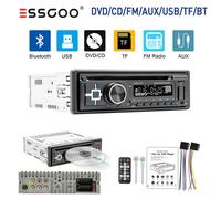 Autoradio Mit CD DVD MP3 Player USB Bluetooth Single 1 DIN FM Radio AUX Eingang