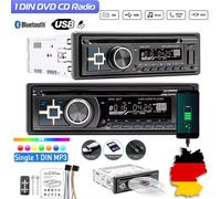 Autoradio Mit CD DVD Player MP3 USB Bluetooth FM AUX Eingang Radio Single 1 DIN