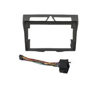 Autoradio Radioblende 9 Zoll Für Kia Für Picanto Für Morgen 2008 Auto Rahmen Fascia Adapter Android Radio Audio Dash Fitting Panel Kit(Black Frame Cable)