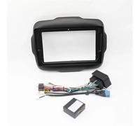 Autoradio-Rahmen Autoradio-Blendenrahmen-Adapter Canbus-Box-Decoder Android Dash Fitting Panel Kit Gesichtsplatte Für Jeep Für Renegade 2016-2020(Frame Cable Canbus)