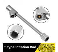 Autoreifen Ventilverlängerung mit Zinklegierung Doppelkopf für Motorräder fü