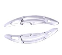 Autos Schaltwippen Kompatibel Mit Porsche Für Cayenne 2015 2016 2017 2018 2019 Für 911 2016 2017 2018 2019 Auto Lenkradverlängerungs Schalthebel Aufkleber(Silver)