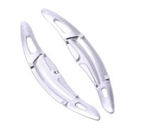 Autos Schaltwippen Kompatibel Mit Porsche Für Panamera 2017 2018 2019 Für Macan 2014 2015 2016 2017 2018 2019 Auto Lenkradverlängerungs Schalthebel Aufkleber(Silver)